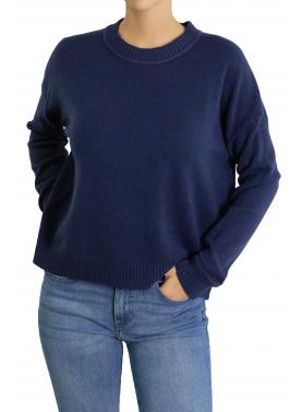 Maglia girocollo tinta unita 